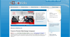 Desktop Screenshot of netricks.com
